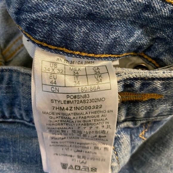 Guess Mens cut off Jean shorts vintage - Picture 3 of 3